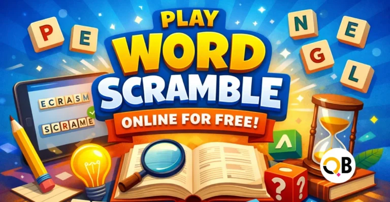 Play Word Scramble Game Online for Free